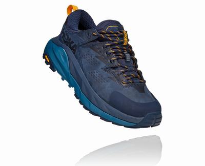 Hoka One One Kaha Low GORE-TEX Női Terepfutó Cipő - Fekete/Kék [H6218-815]